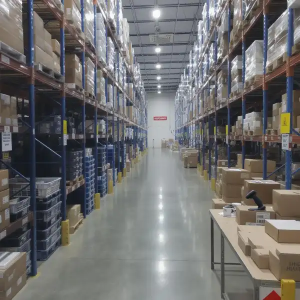 Уборка складской зоны комплектации заказов